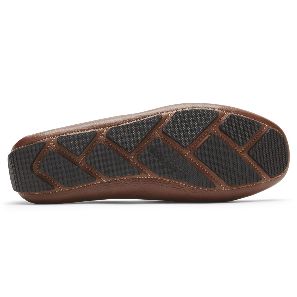 Rockport Singapore Mens Slippers - Rhyder Brown - IE2180643